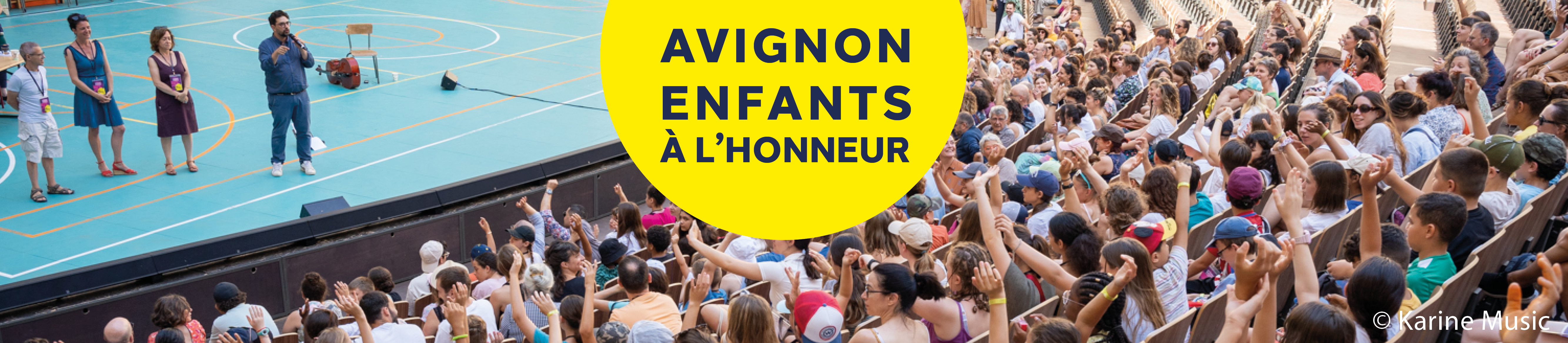 Avignon, enfants à l'honneur